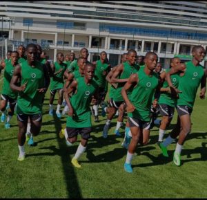 Golden Eaglets hold first training session in Algiers