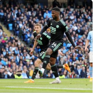 Leicester City boss commends Iheanacho for his role in Saturday's loss to Manchester City