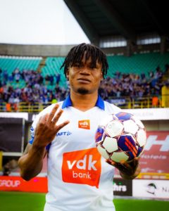 Gift Orban scores treble in Gent's win over Cercle Brugge