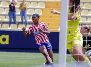 Rasheedat Ajibade scores to earn A/Madrid a point