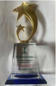 Sports Minister Sunday Dare Bags Best Performing Minister Award