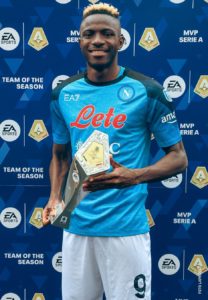 Victor Osimhen ends the season as first African player to win the Serie A Golden Boot