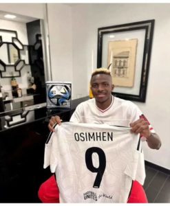 FIFA honour Osimhen with special ball and jersey