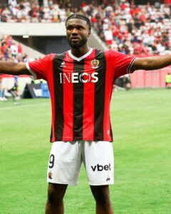 Ligue 1: First goal for Terem Moffi in Nice first win of the season