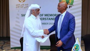 CAF join forces with Arab Gulf Cup Football Federation in bid to develop Football in Africa