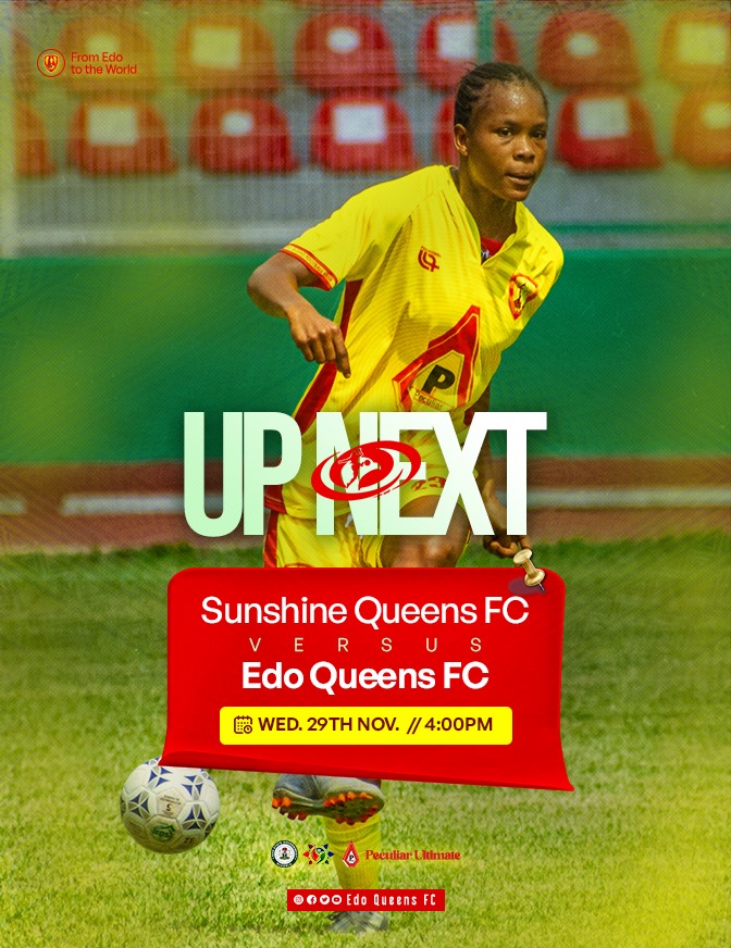 2023/24: Yusuf Alli task Edo Queens to reignite winning mentality ahead of away trip to Sunshine Queens
