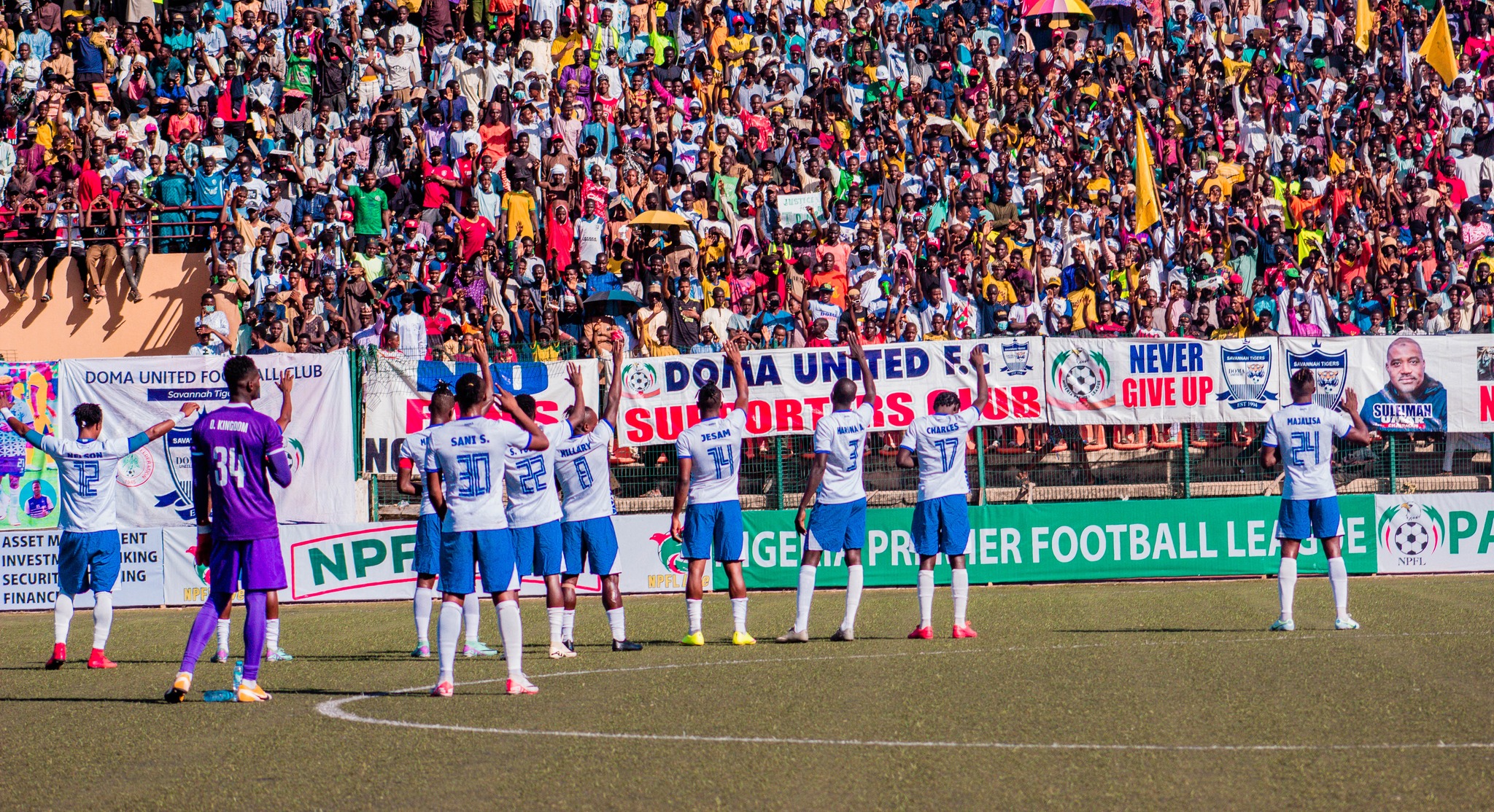 NPFL: Doma United return to winning ways as Osayi keeps 12th clean sheet of the season