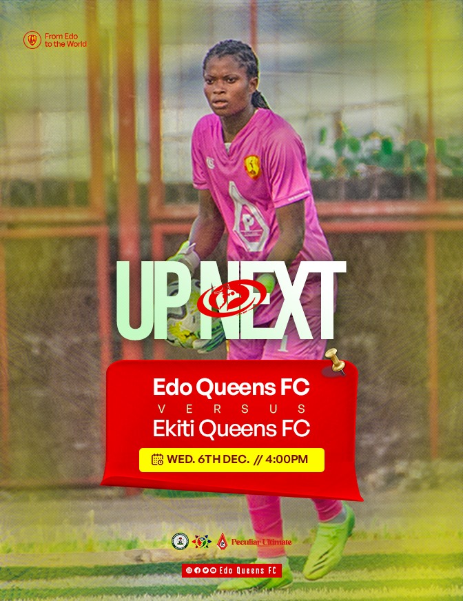 2023/24 NWFL - Ekiti Queens dares Edo Queens in Benin