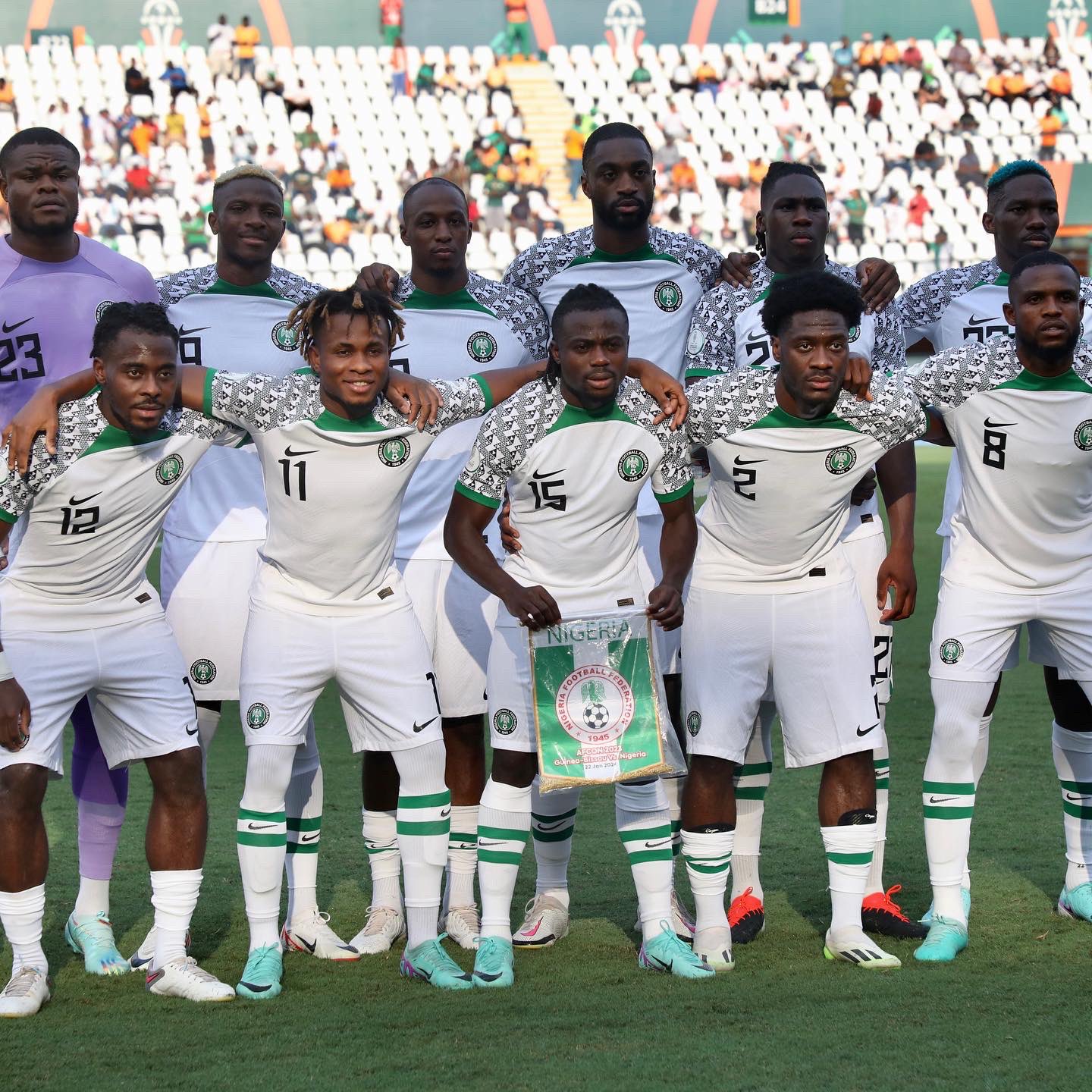 AFCON 2023: Super Eagles get motivated ahead of Cameroon's clash
