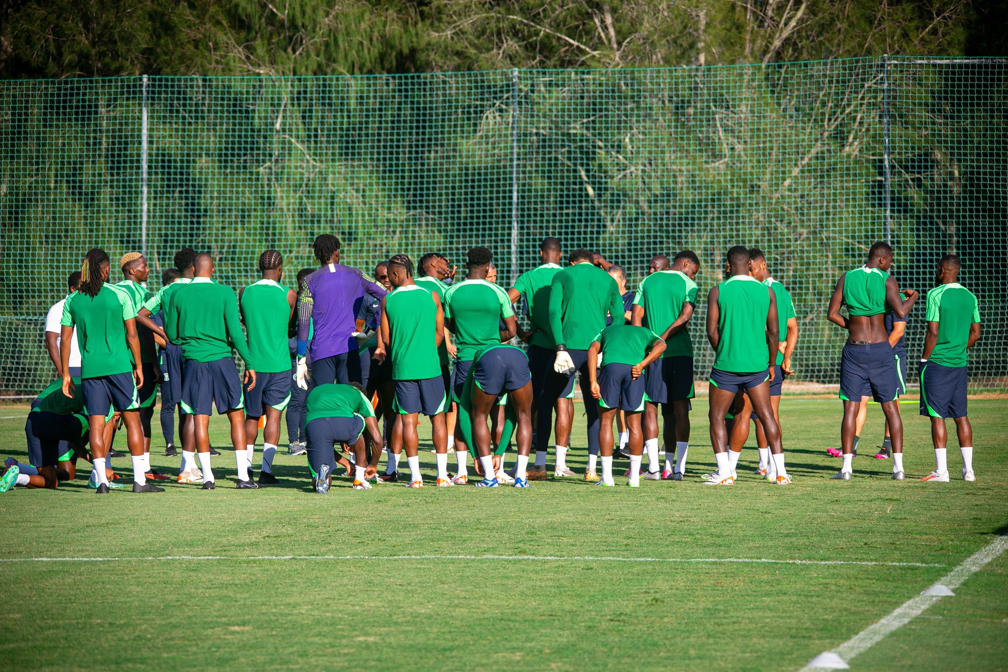 Super Eagles Kick Off AFCON 2023 Preparations in Abu Dhabi