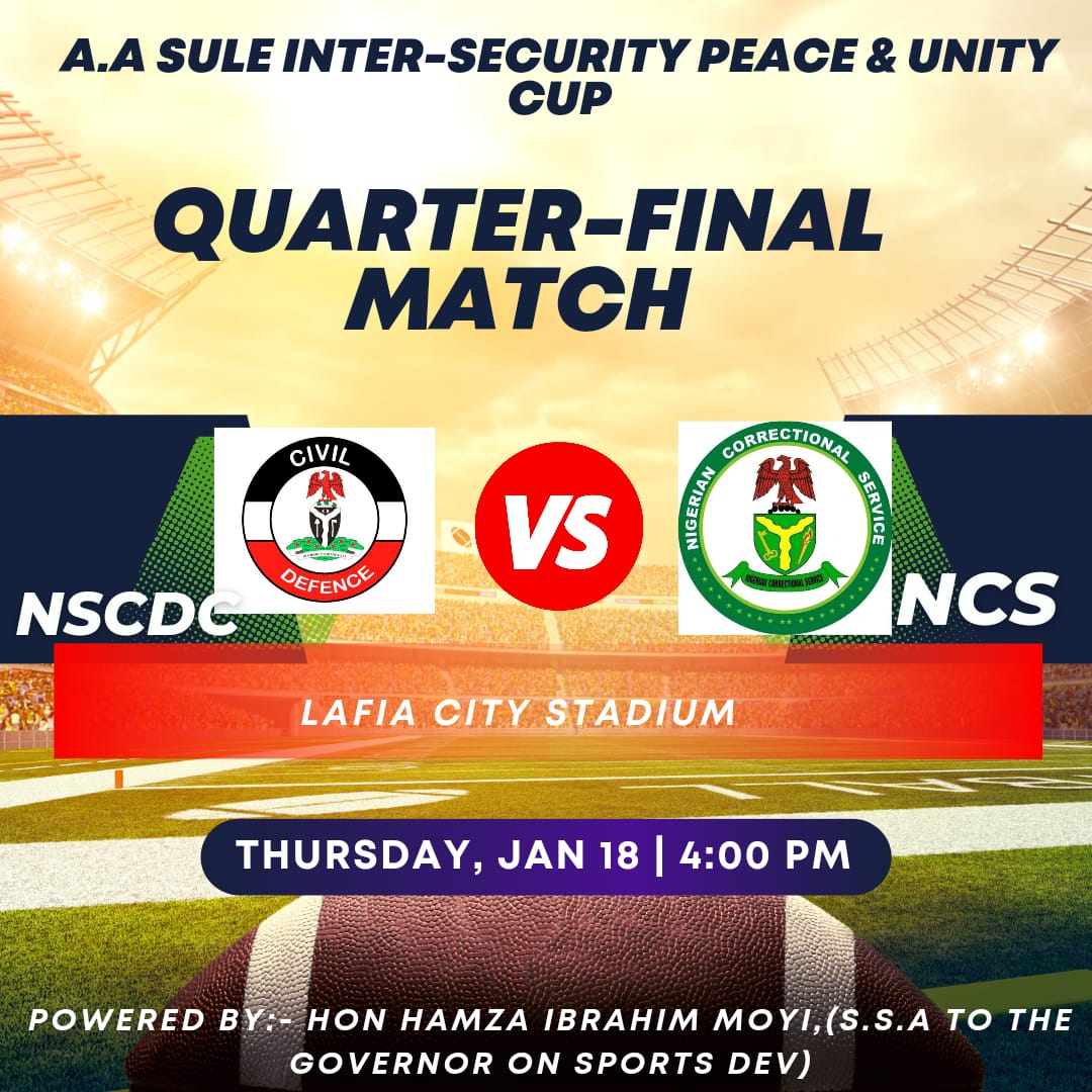 A.A. Sule Inter-security Peace &amp; Unity Cup 2023: A look at the quarter final exciting fixtures