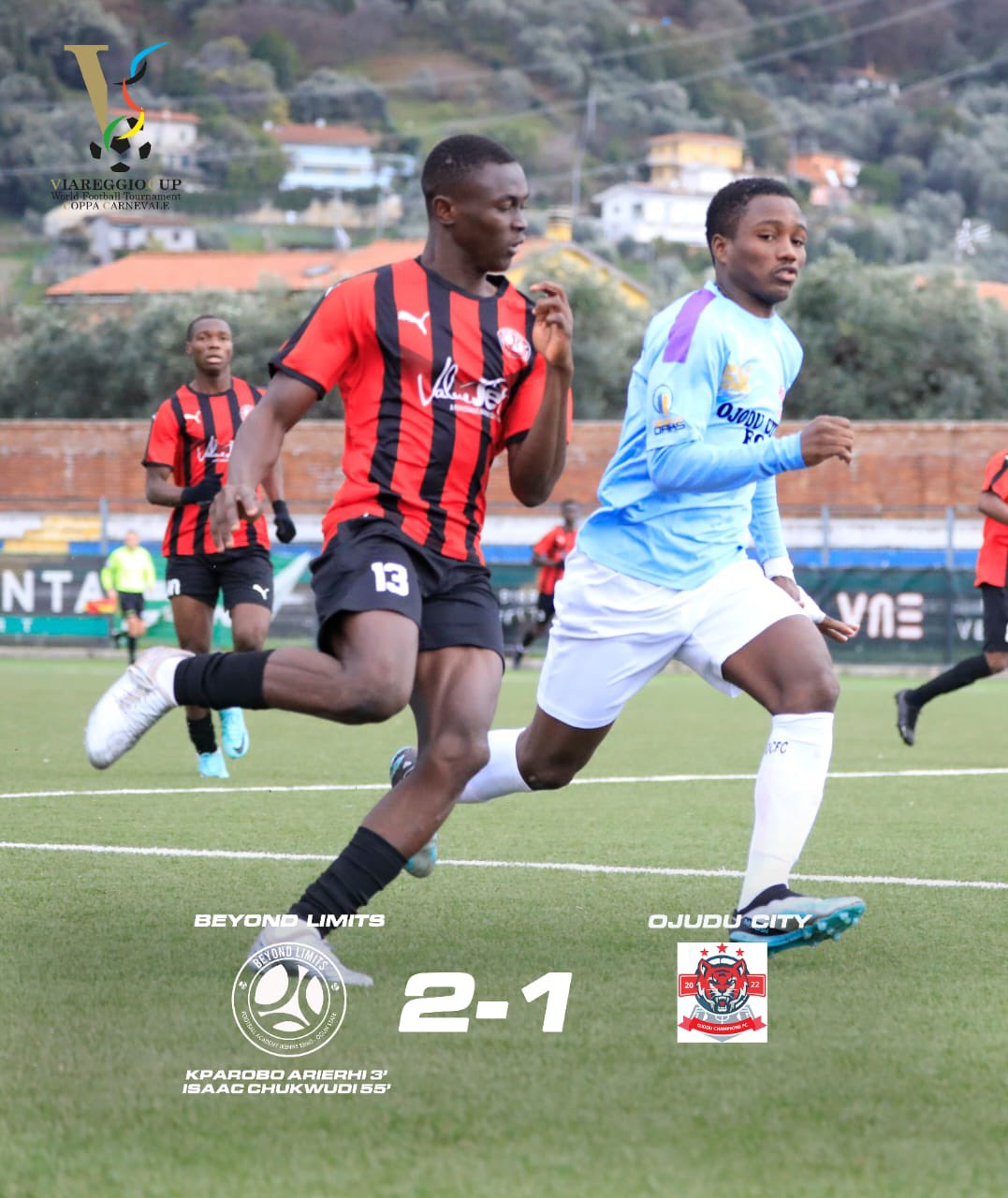 Viareggio Cup: Beyond Limit edge Ojodo City to reach final
