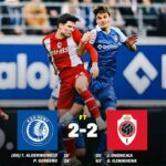 Defender Tournarigha injured as KAA Gent and Royal Antwerp battle to a 2-2 draw