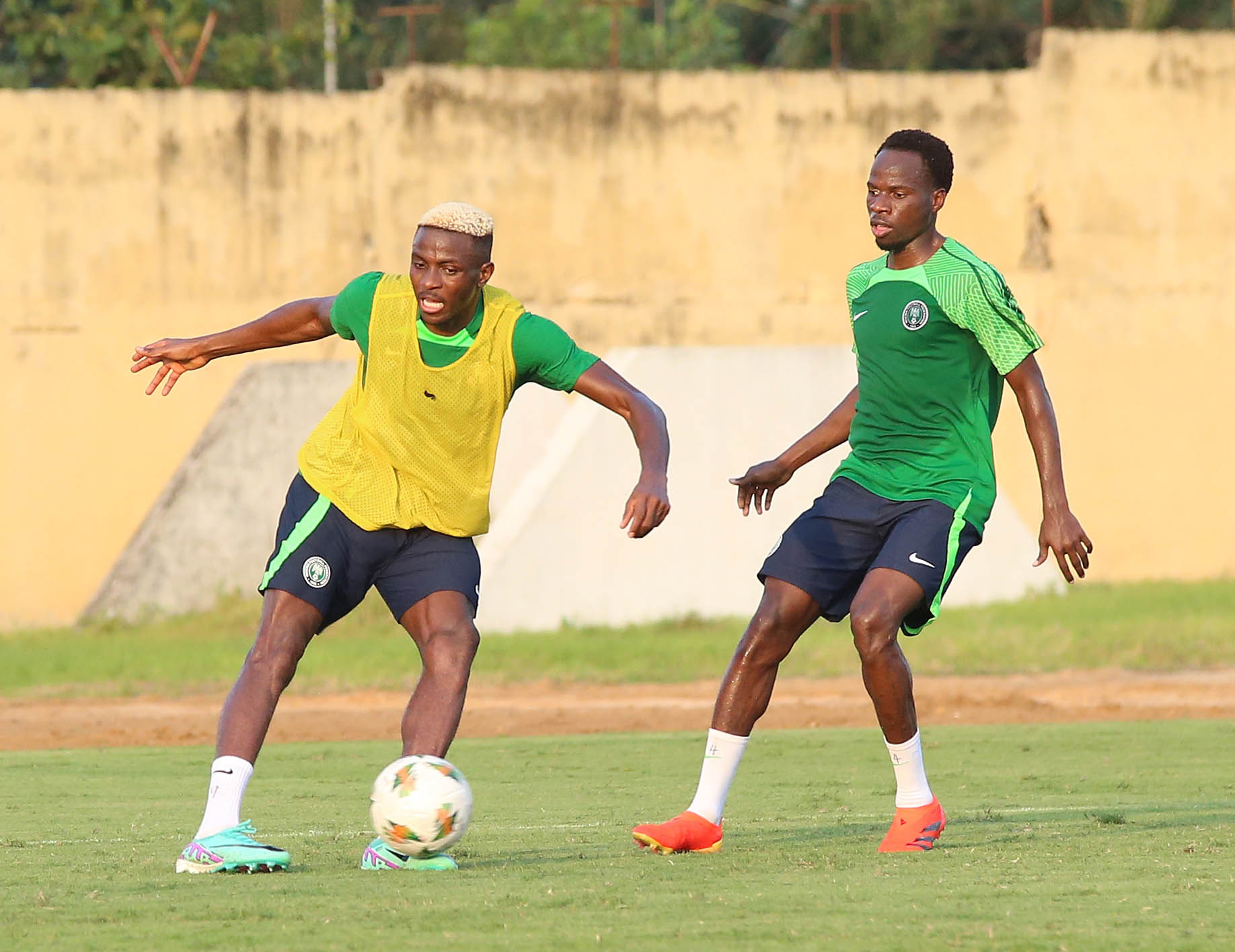 AFCON 2023: Victor Osimhen arrives, trains in Bouake