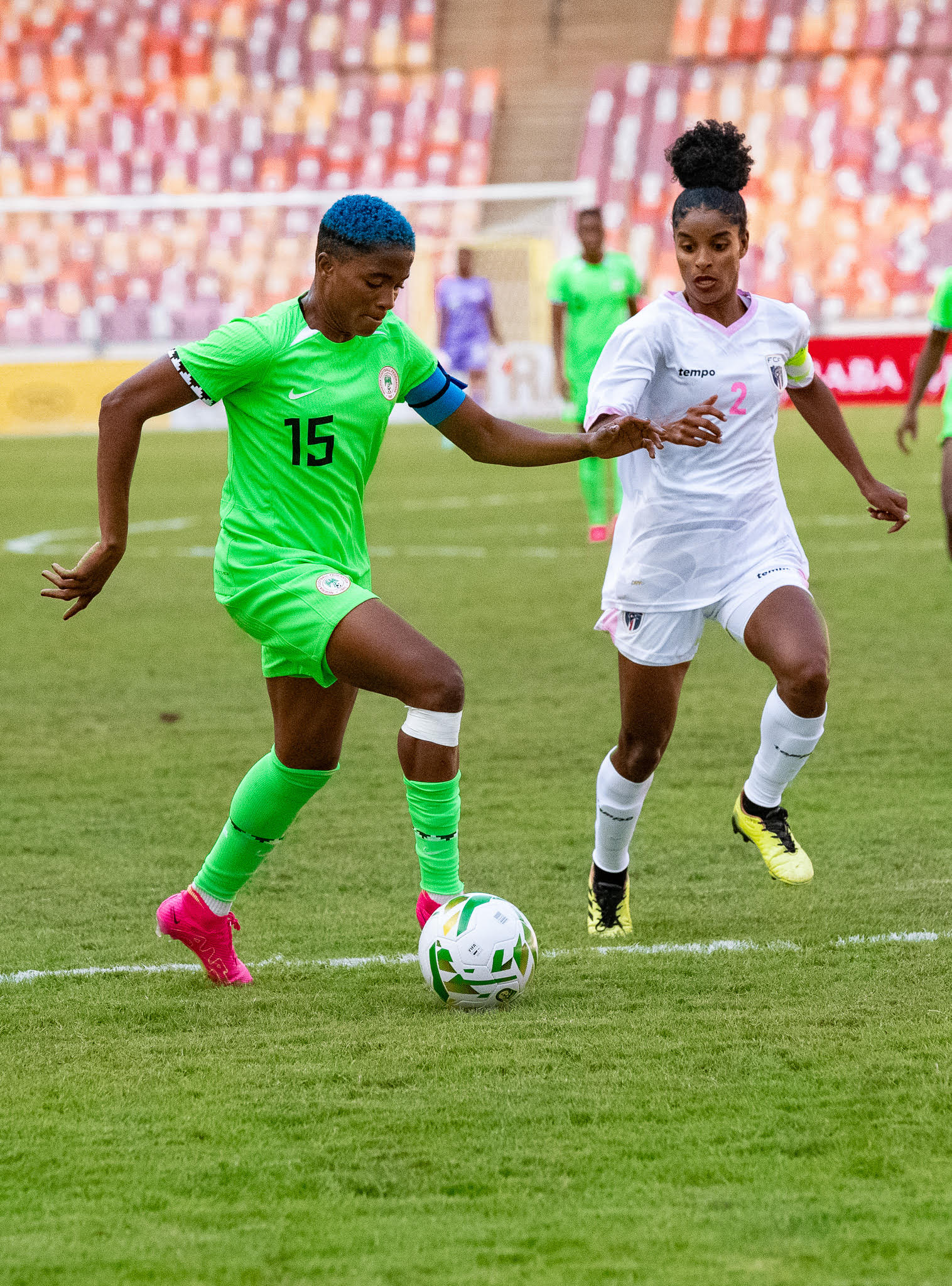 Rasheedat Ajibade confident Super Falcons will overcome Cameroon in Abuja