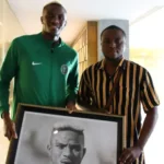 AFCON 2023: "His personality and strength motivates me"- Togolese paint artist Al Bayan euphoria over meeting Victor Osimhen