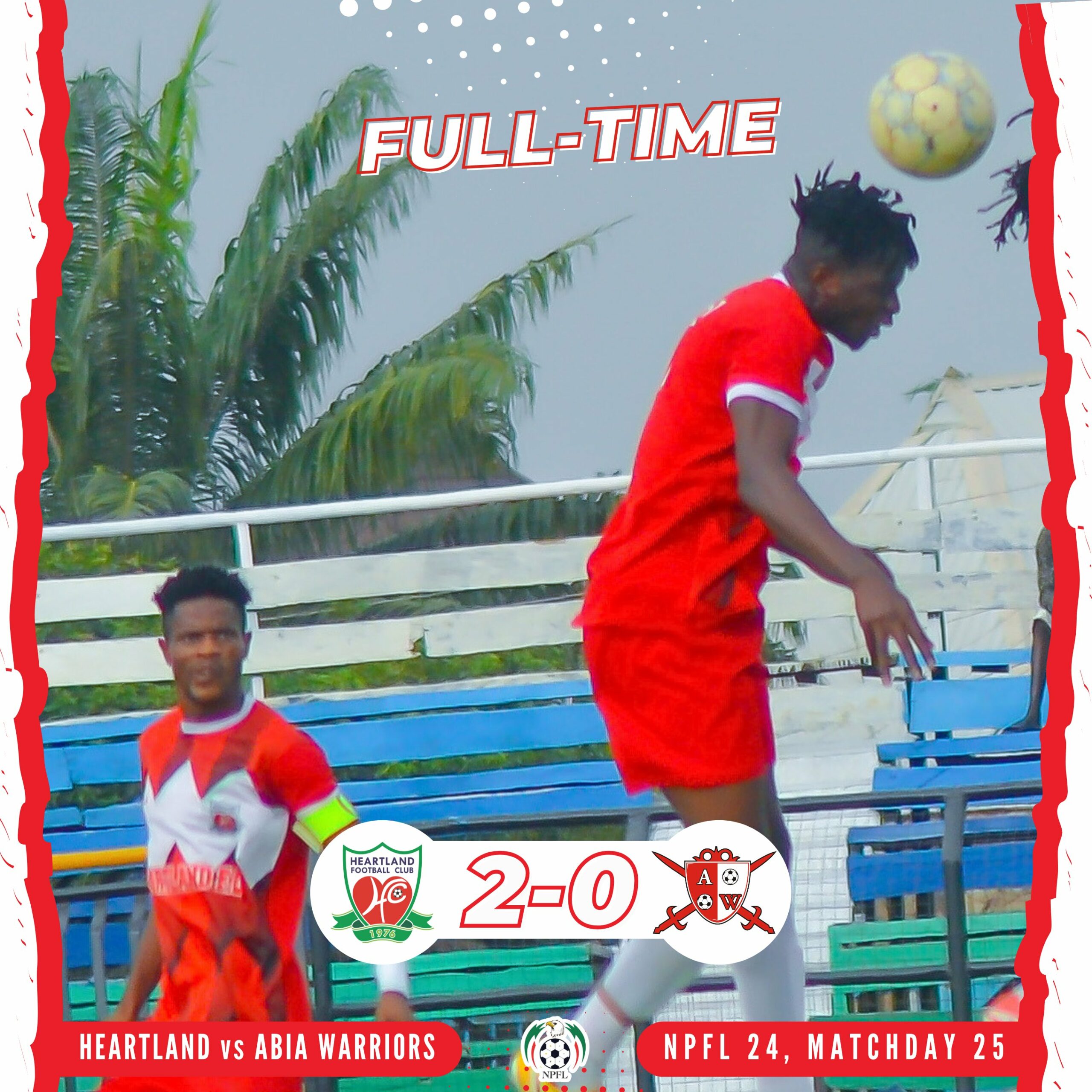 NPFL: Heartland FC secure first win after nine matches