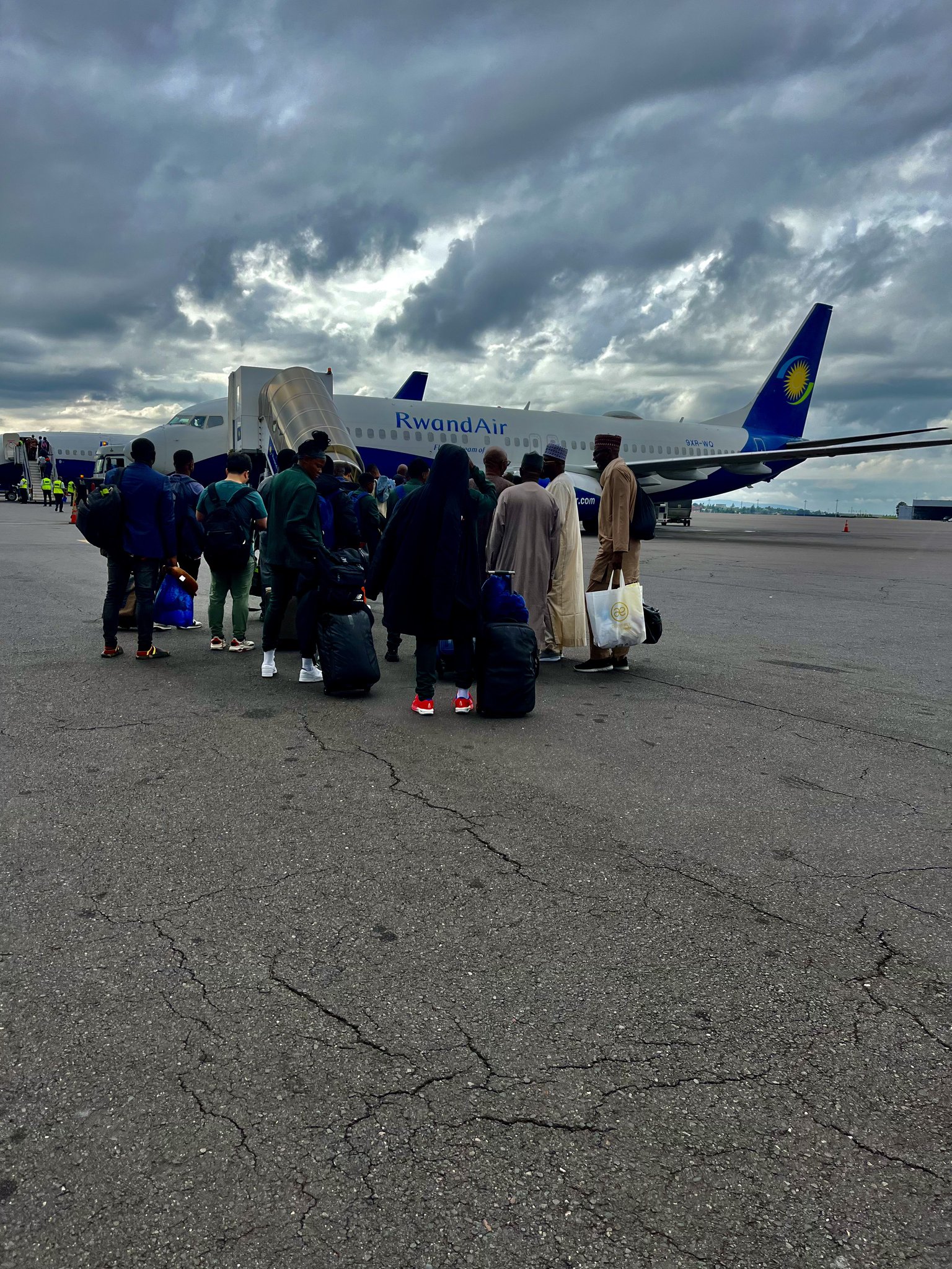 South Africa arrive Abuja for the crucial tie against Nigeria