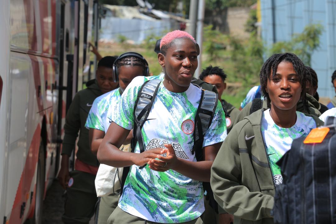 Nigeria's Super Falcons and Banyana Banyana arrive in South Africa for Olympic qualifier