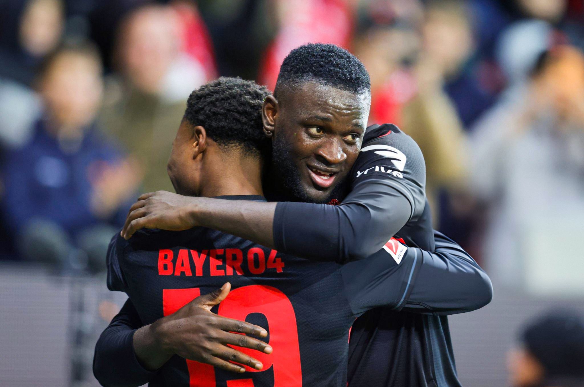 Bayer Leverkusen's Nigerian duo near Bundesliga triumph