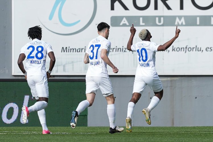 Ibrahim Olawoyin scores 6th goal in Caykur Rizespor's big win over Istanbulspor