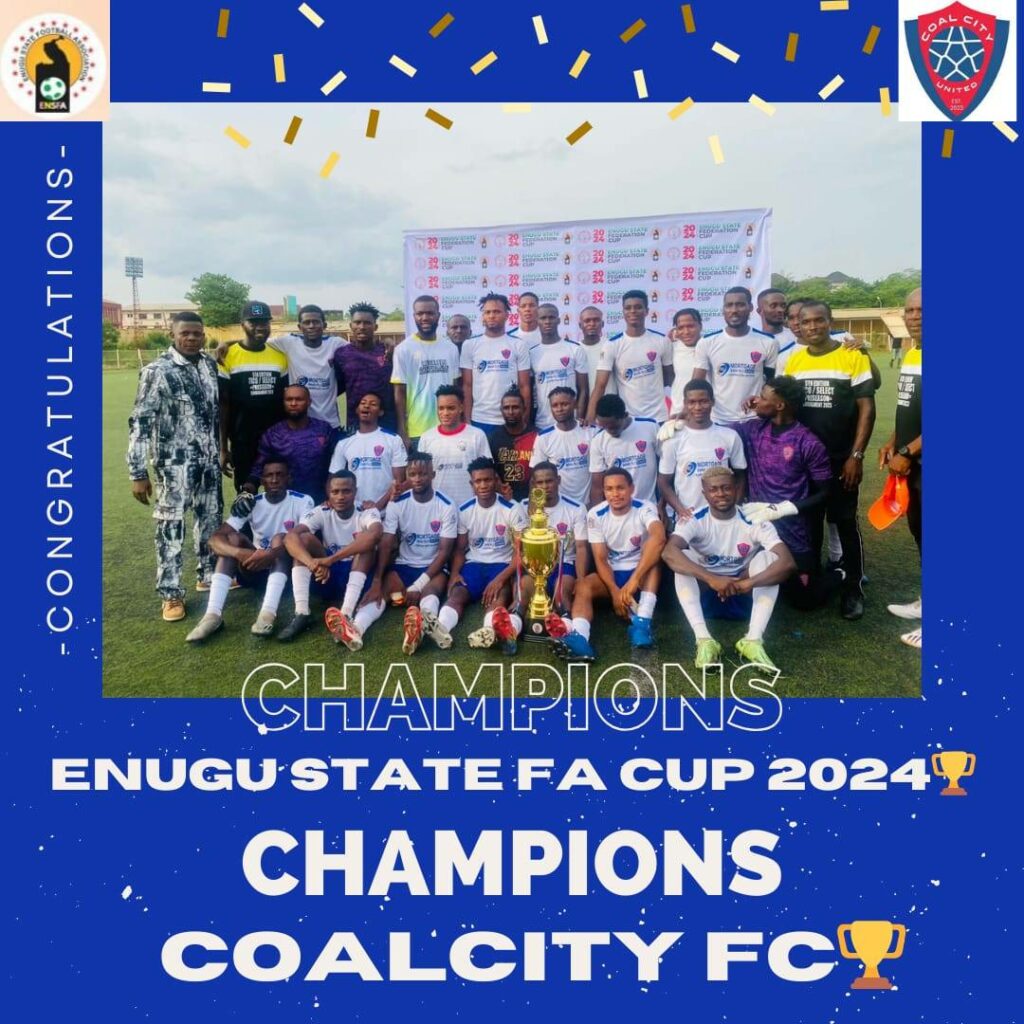 Coal City FC awarded Enugu State FA Cup trophy