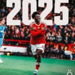 Nottingham Forest extend Aina's contract for another year