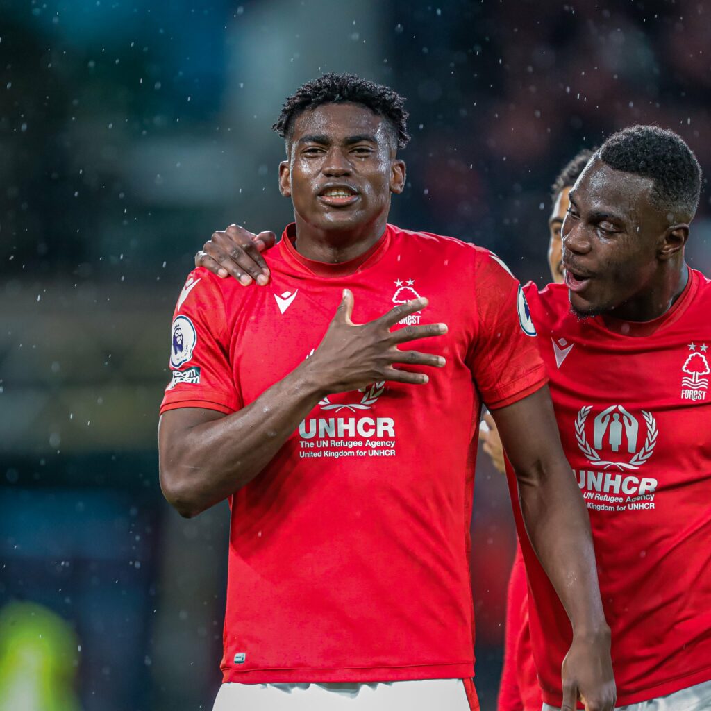 Awoniyi celebrates Forest's survival