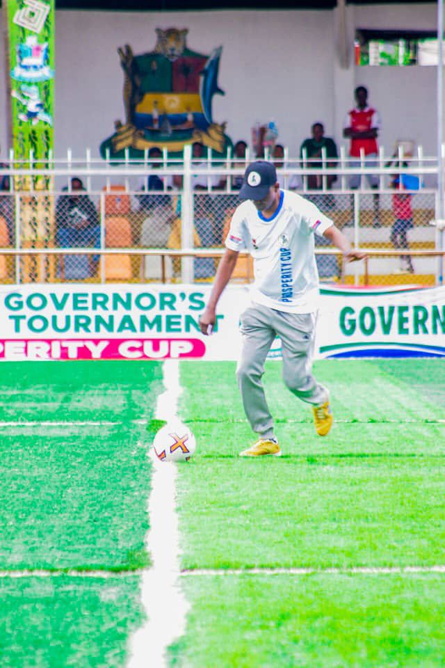 Gov Diri Kicks off Nigeria's biggest grassroots football tournament in Yenagoa as Krusaders FC begin title defence in style