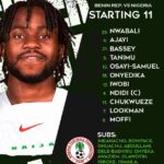 Nigeria XI vs Benin: Moffi starts ahead of Boniface