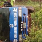 Doma United suffer road crash