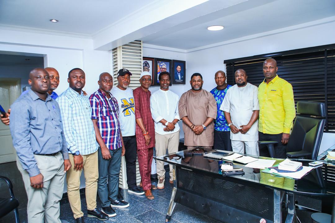 LSFA visit newly appointed Lagos State Sports Commission DG in bid to forge stronger synergy