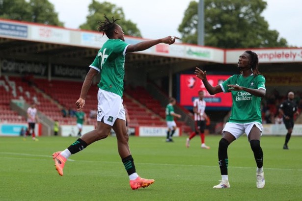 Tijani scores brace as Plymouth Argyle thrash Cheltenham Town