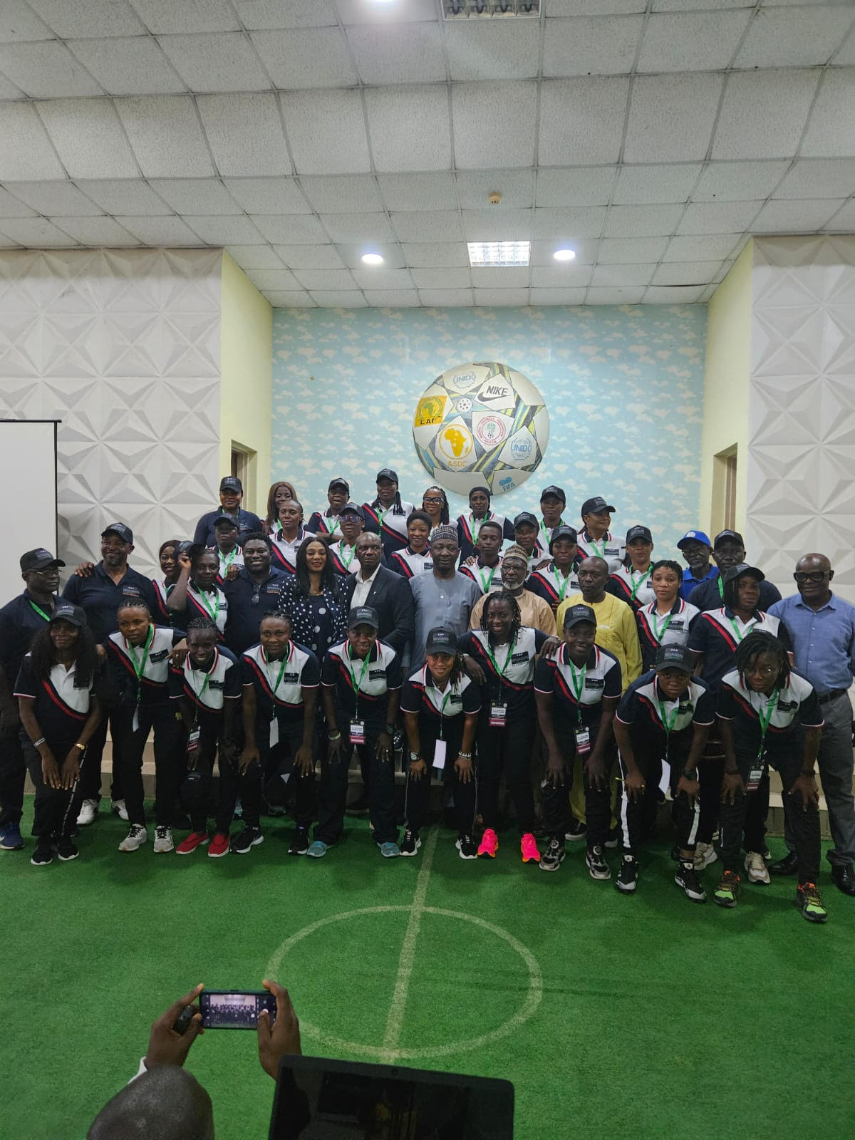 Nigerian women coaches conclude first module of CAF C-License course