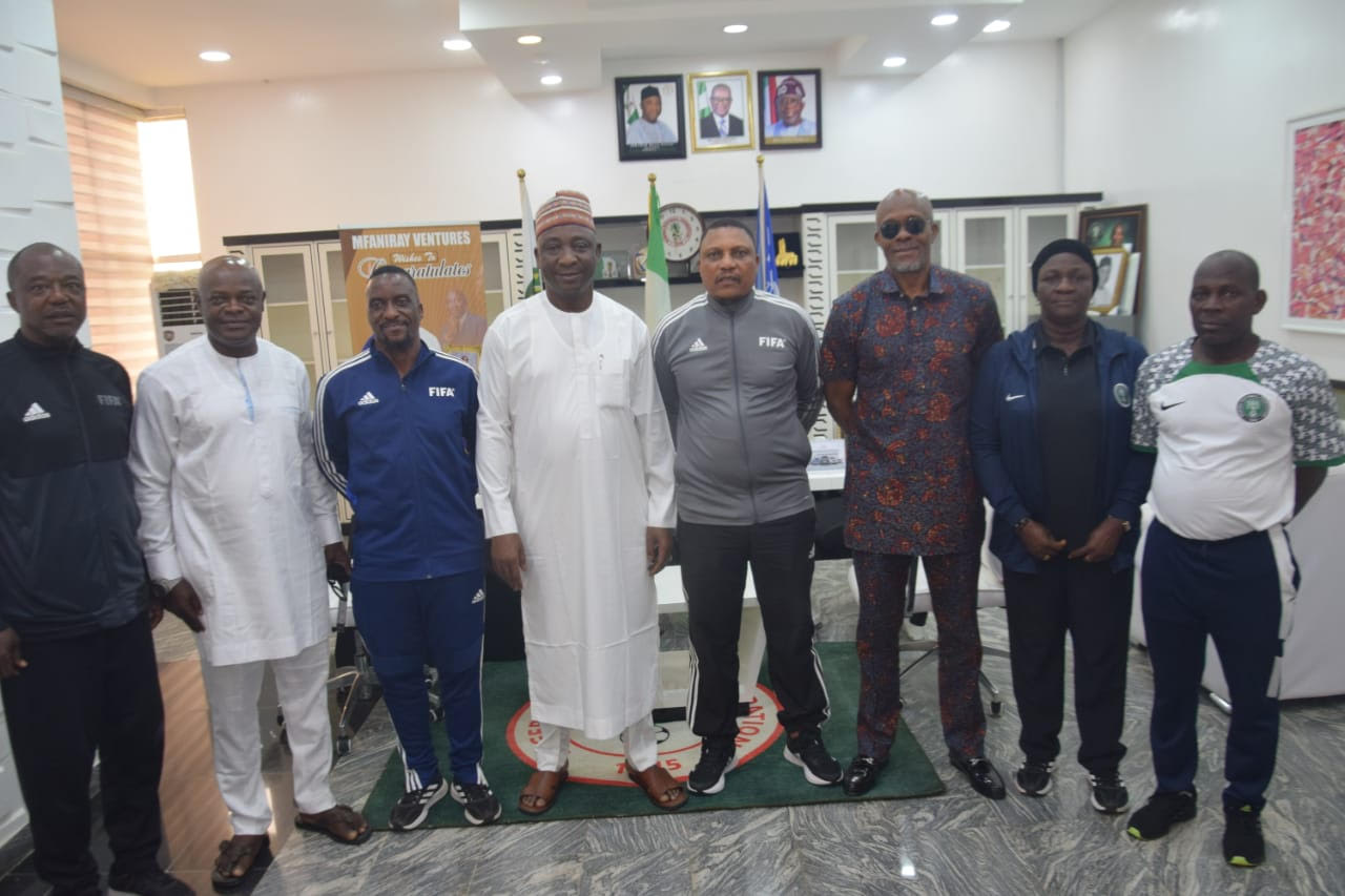 NFF President vows continuous Nigerian referees development, plans for work gadgets