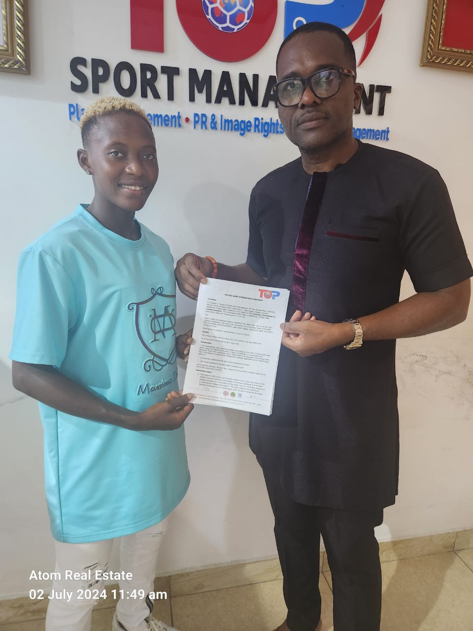 Robo Queens Folashade Ijamilusi signs management deal with TopPro Sports 