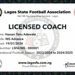 Only NIS certified coaches will be licensed in Lagos - LSFA