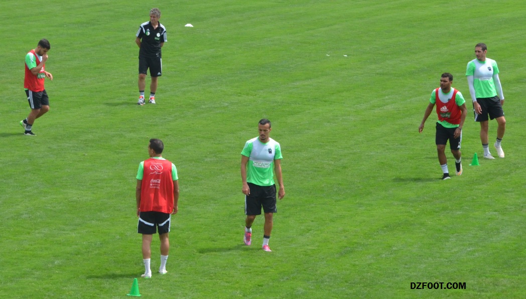 PICTURES: Algeria return to training ahead of Ghana’s showdown
