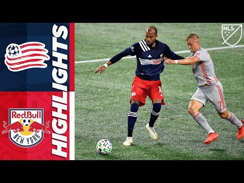New England Revolution vs. New York Red Bulls | August 29, 2020 | MLS Highlights