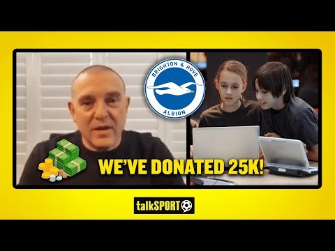 'WE DONATED £25K!' - Brighton CEO Paul Barber reveals why the club bought laptops for schoolchildren