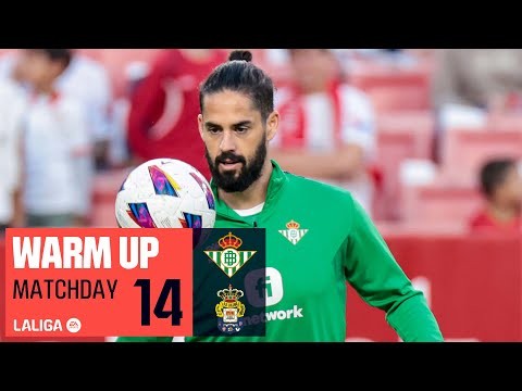 Calentamiento Real Betis vs UD Las Palmas