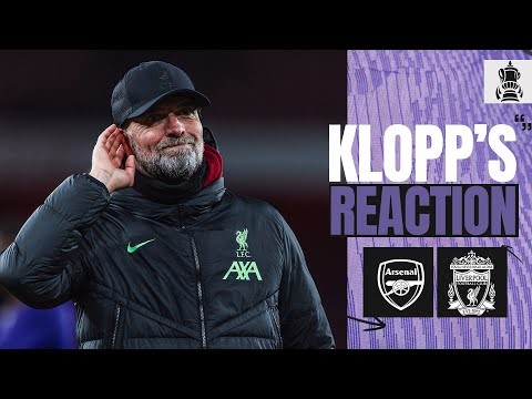 Klopp's Reaction: Second-Half Performance, 'Finding Solutions' | Arsenal 0-2 Liverpool