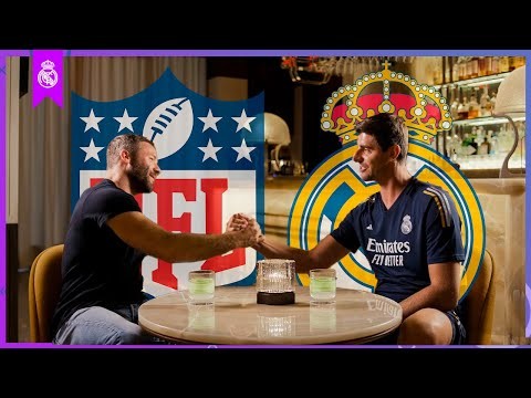 When Thibaut Courtois met NFL legend Julian Edelman!