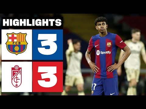 FC BARCELONA 3 - 3 GRANADA CF | RESUMEN LALIGA EA SPORTS
