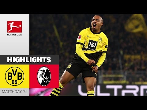 Comfortable Win For BVB! | Borussia Dortmund - Freiburg 3-0 | Highlights | Matchday 21 – Bundesliga