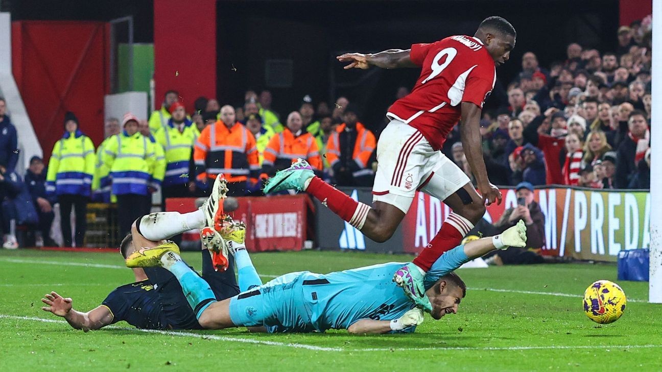 How did Jota get a penalty for Dúbravka's challenge, but Awoniyi was denied by VAR? How did Jota get a penalty for Dúbravka's challenge, but Awoniyi was denied by VAR?