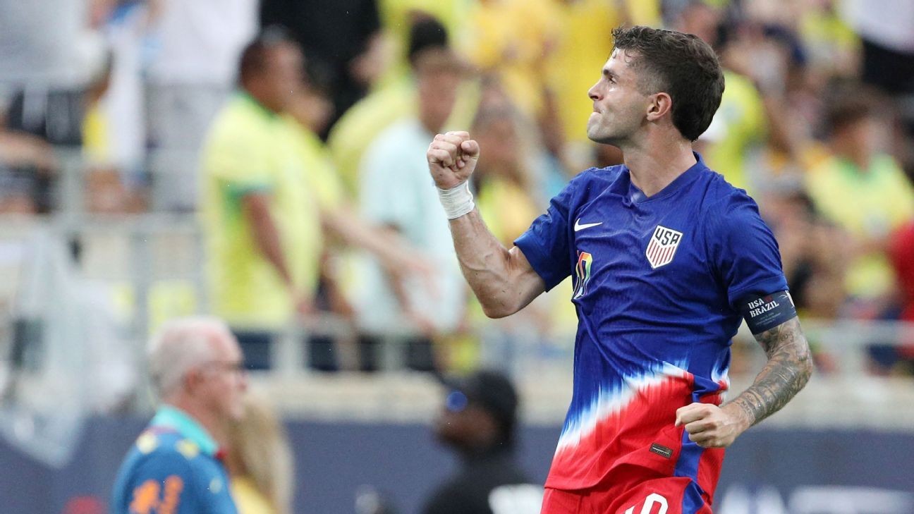 Pulisic rates 6/10 as Brazil draw gets USMNT back on track Pulisic rates 6/10 as Brazil draw gets USMNT back on track