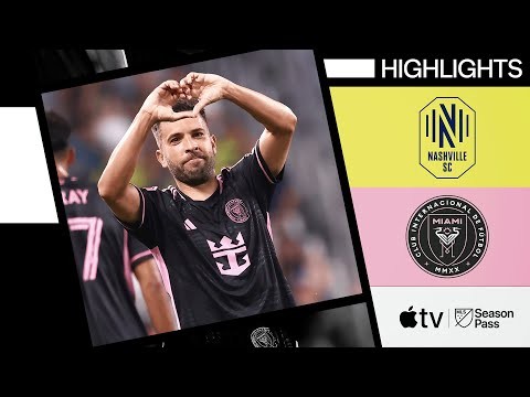 Nashville SC vs. Inter Miami CF | Jordi Alba Golazo! | Full Match Highlights | June 29, 2024