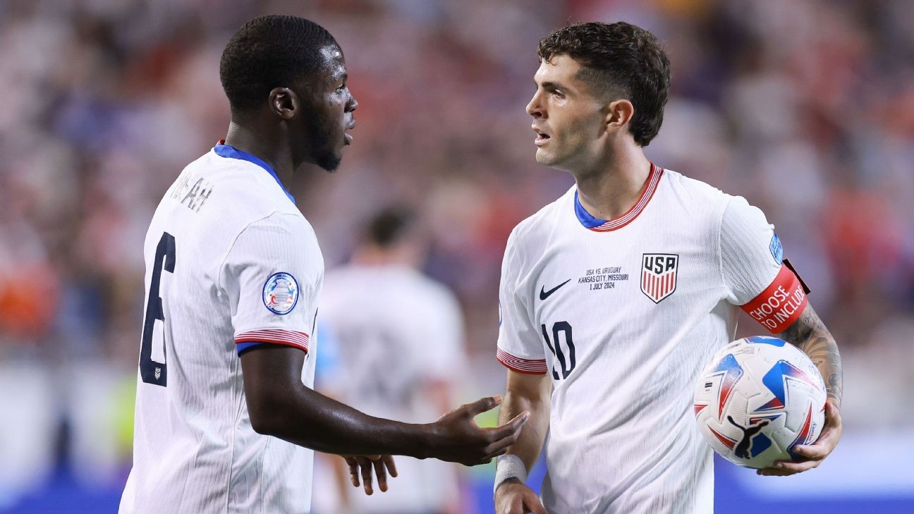 Player ratings: Musah, Pulisic ineffective as USMNT exit Copa Player ratings: Musah, Pulisic ineffective as USMNT exit Copa