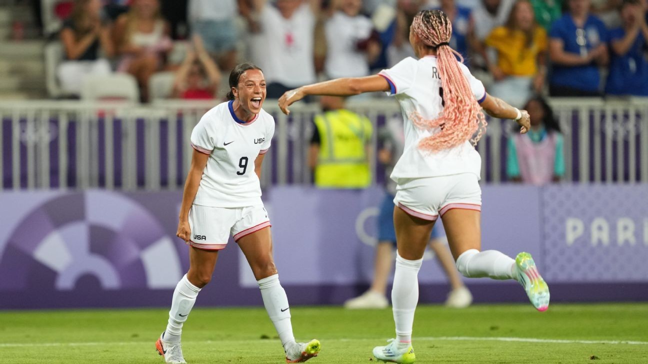 USWNT's win to open 2024 Olympics proves doubters wrong after terrible World Cup USWNT's win to open 2024 Olympics proves doubters wrong after terrible World Cup